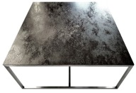 Stolik kawowy REA 80x80x40 luksus Laminam Nero