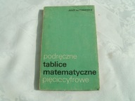 PODRĘCZNE TABLICE MATEMATYCZNE PIĘCIOCYFROWE