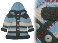 CATIMINI * super GRUBY SWETER zimowy * 86-92