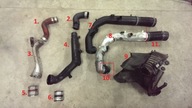 DOLOT RURA PRZEWÓD WĄŻ INTERCOOLERA TURBO AUDI A3 8L BORA 1.9 130 KM ASZ