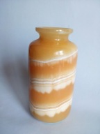 MIN 1647 WAZONIK kamień ZŁOTY ONYKS waga 820 gram