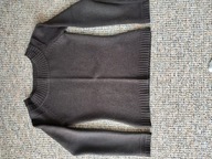 Sweter damski z domieszką wełny brązowy CAMAIEU