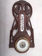 Barometr uszkodzony do renowacji 39x17 cm