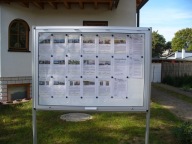 Gablota zewnętrzna 1200x800x30 wolnostojąca