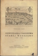 PILTZ WARSZAWA Gospodarka Finansowa 1765-1795