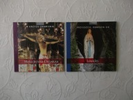 2x W KRZYŻU ZBAWIENIE MĘKA JEZUSA CHRYSTUSA OBMYJCIE LOURDES /RELIGIA WIARA