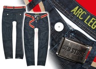 DENIM CO Arc Leg * modne JEANSY * 29/32 * pas 75