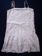 SUKIENKA DAMSKA PLAŻOWA BIAŁA KORONKA COTTON S