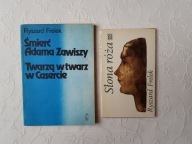 2x RYSZARD FRELEK-ŚMIERĆ ADAMA ZAWISZY TWARZĄ W TWARZ + SŁONA RÓŻA KOMPLET
