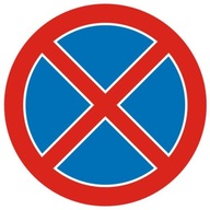 Zákaz cesty zastavenia B36 400 mm, typ I