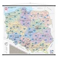 Aktualna Mapa Kodowa Polski 130x140 1:500 Fvat
