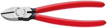 Szczypce tnące boczne fosforanowane, czarne 140 mm KNIPEX (7001140)