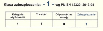 Сертифицированный навесной замок GERDA KSWT 50 с усиленным хвостовиком.