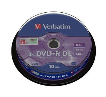 VERBATIM DVD+R DL 8,5ГБ 20 шт для игр MKM-003-00