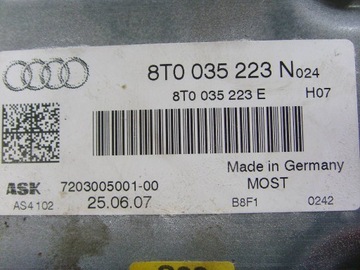 AUDI A6 C6 A4 A5 Q5 АУДИОУСИЛИТЕЛЬ 8T0035223N