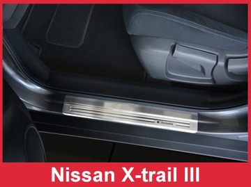 Nissan X-Trail 3 Накладки на пороги 4 шт.