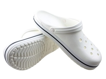 Шлепанцы Crocs Crocband 11016 белые M5 37/38