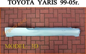 фото thumb №2, Toyota yaris 99-05 3-дверь порог пороги новый правый