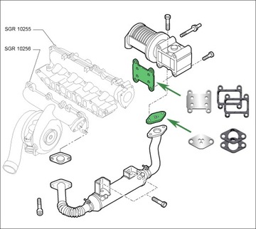 Заглушки EGR 1.9 TiD SAAB 9-3 9-5 150KM Z19DTH