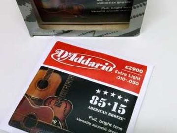 Струны D'Addario для акустической гитары - ИМПОРТ из США