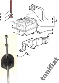 фото thumb №1, Alfa romeo 166 болт бачок расширительный kpl