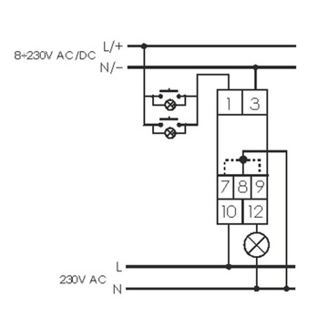 РЕГУЛЯТОР ОСВЕЩЕНИЯ UNIV 8-230В F&F SCO-815