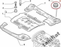 Alfa romeo 156 croswagon гайка пластик захист Доставка, фото thumb