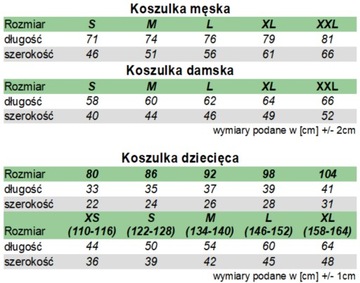 Koszulki dla par KING QUEEN KRÓL KRÓLOWA XL