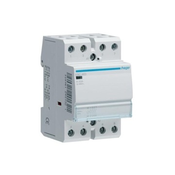 HAGER STYCZNIK MODUŁOWY 63A 4Z 230V AC-7a/b ESC463
