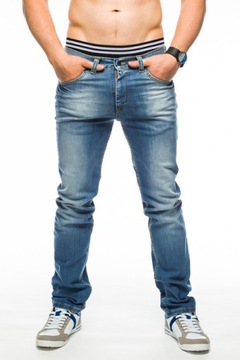 SPODNIE MĘSKIE VANKEL JEANS - 620 - 82CM L30