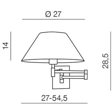 Настенный светильник Trapezio белый хром AZ1542 Azzardo