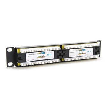 Патч-панель Панель 10 дюймов RJ-45 12 портов UTP Cat 6