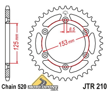 Комплект привода Honda XR 650 R 2000-07 гг. X-кольцо!