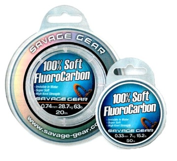 Savage Gear Fluorocarbon Soft 0,81 мм 15 м 33 кг