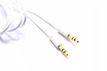 KABEL AUX JACK - JACK 3,5MM BIAŁY 2M VITALCO