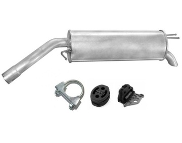 Глушитель концевой 07.432 FIAT STILO + КОМПЛЕКТ