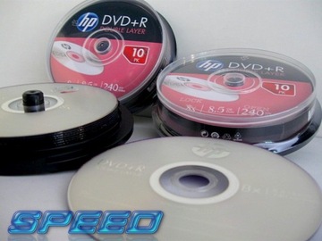 Диски HP DVD+R DL 8,5 ГБ данных МУЗЫКА игры ФИЛЬМЫ c.10