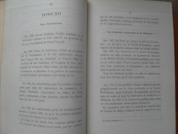 КОНСТИТУЦИЯ РЕСПУБЛИКИ. КАНТОН ЖЕНЕВА, ШВЕЙЦАРИЯ, 1875 Г.