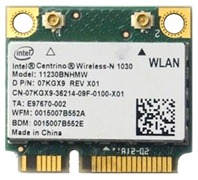 Intel Centrino Wireless-N 1030 11230BNHMW +BLTH FV