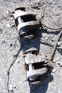 фото thumb №1, Mercedes w221 s320 суппорт тормозной задняя тормозные колодки