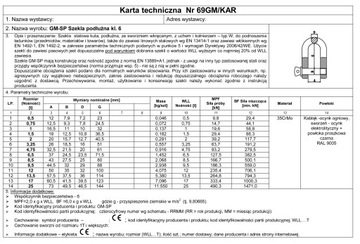 ПРОДОЛЬНЫЙ КЛАСС ШАКЕЛ. 6 ПОДДЕЛОЧНЫЙ СВИДЕТЕЛЬСТВО - 2Т - 1 ШТ.