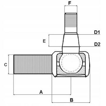 Наконечник шаровой опоры Renault 7700681811