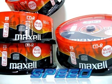 MAXELL музыкальные компакт-диски CD-R 80 мин AUDIO 25 шт.