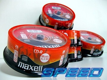 MAXELL музыкальные компакт-диски CD-R 80 мин AUDIO 25 шт.