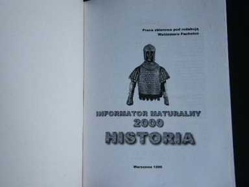 HISTORIA INFORMATOR MATURALNY 2000