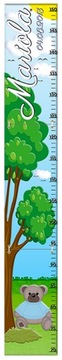 Таблица роста TREE для детей с указанием имени и даты рождения, плита HDF