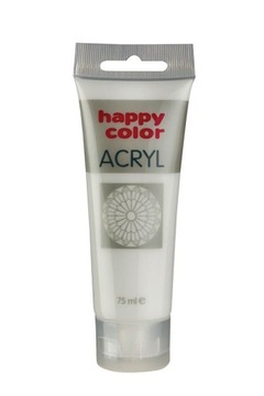 FARBA AKRYLOWA HAPPY COLOR 75 ml w TUBCE biel tytanowa DOSKONAŁE KRYCIE