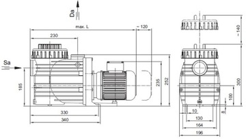 НЕМЕЦКИЙ НАСОС ДЛЯ БАССЕЙНА SPECK ProPump 11 м3/ч