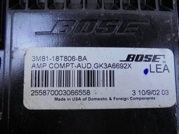 УСИЛИТЕЛЬ BOSE 3M8118T806BA MAZDA 6