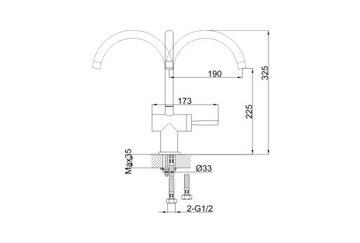 Bateria kuchenna MAXIMA QB140M KOHLMAN